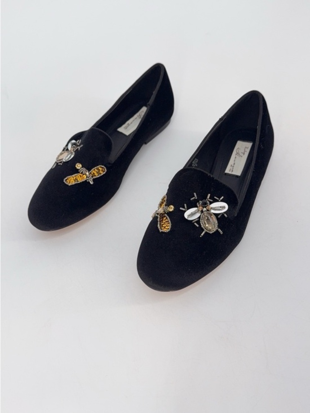Vintage havana sue velvet flats new